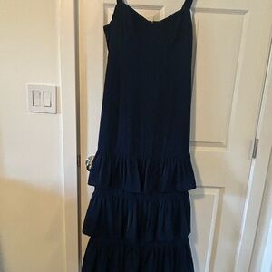Elegant Black Tiered Dress